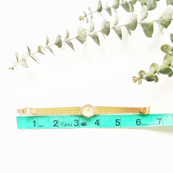 Wittnauer Women's Vintage Gold And Diamond Watch - Picture 5 of 8